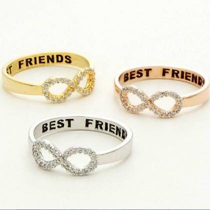 Friend Ring, Tiny Ring, Friendship Ring, Zircon..