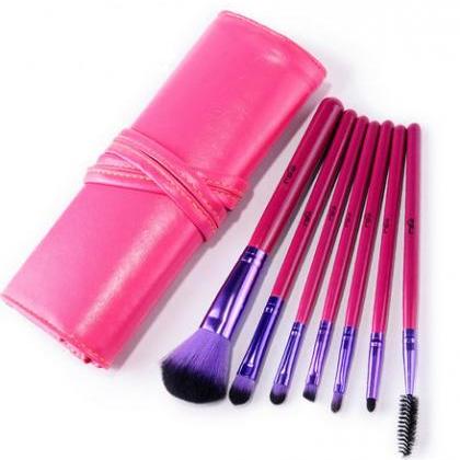 Professional 7 Pcs Makeup Brushes Set Synthetic..
