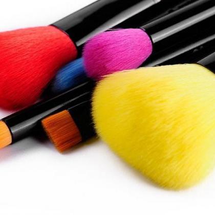 Professional 6pcs Makeup Brush Set Soft Synthetic..