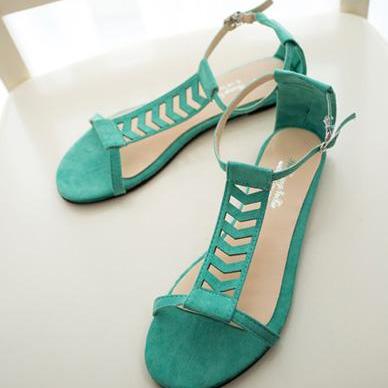 Gladiator Style Flat Sandals, Summer Sandals