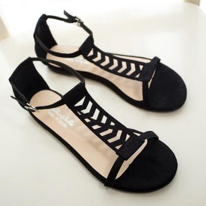 Gladiator Style Flat Sandals, Summer Sandals