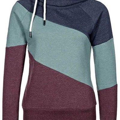 Anchor Long Sleeve Color Block Hoodie main image 0