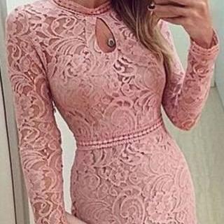 Floral Sexy Lace Dress
