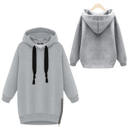 Korean Hoodie Sweatshirt Casual Hooded Sweater