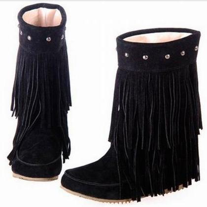 half knee boots