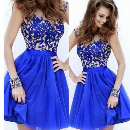 Lace Short Formal Cocktail Prom Ball Gown Evening..
