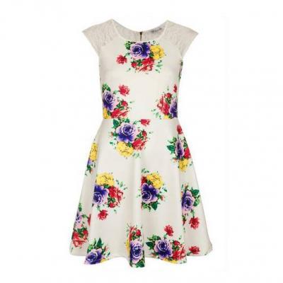 FREE SHIPPING Casual dress women dress and flower printed dress for summer dress
