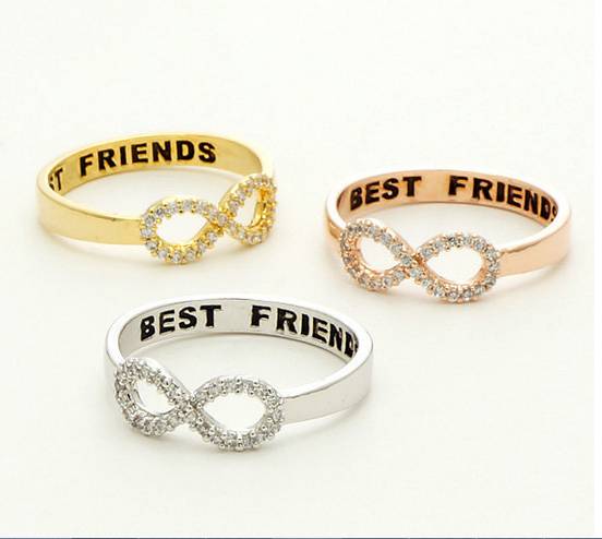 Friend Ring, Tiny Ring, Friendship Ring, Zircon Ring