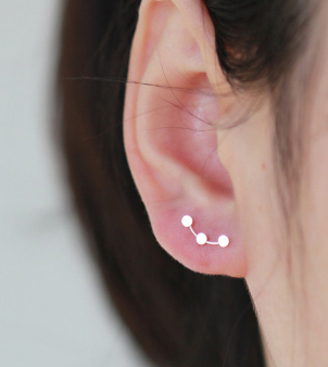 Silver Stud Mini Dot Earrings Pin On Silver Stud Mini Dot Earrings Pin