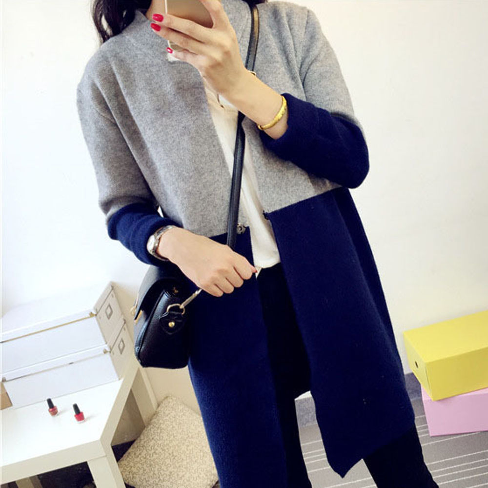 Embroidered Lace Trim Knit Sweater Casual Loose Top