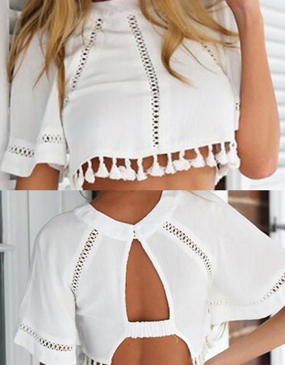 Crop Top Set with Short