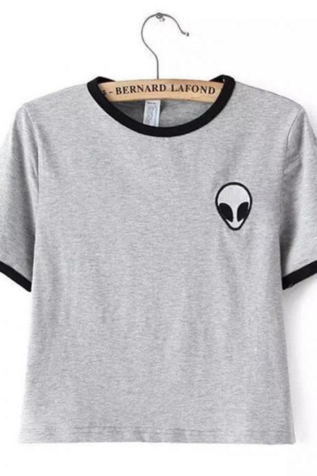 Alien Printing T-Shirt