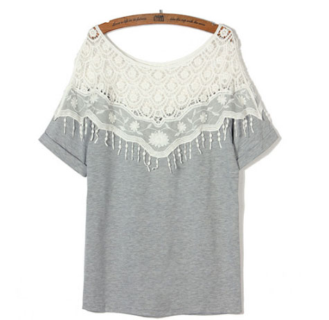 Sexy Lace Casual Top, Summer Cotton Top on Luulla