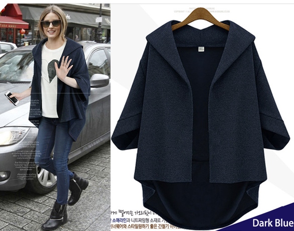 Loose Batwing Sleeve Knitted Cardigan