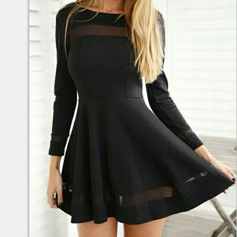 Fashion Women Bandage Bodycon Long Sleeve Evening Party Cocktail Mini ...
